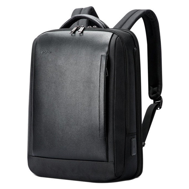 BOPAI Genuine Cow Leather Laptop Backpack 15.6 inch Business Travel Rucksack with Charging Port BOPAI Genuine Cow Leather Laptop Backpack 15.6 inch Business Travel Rucksack with Charging Port